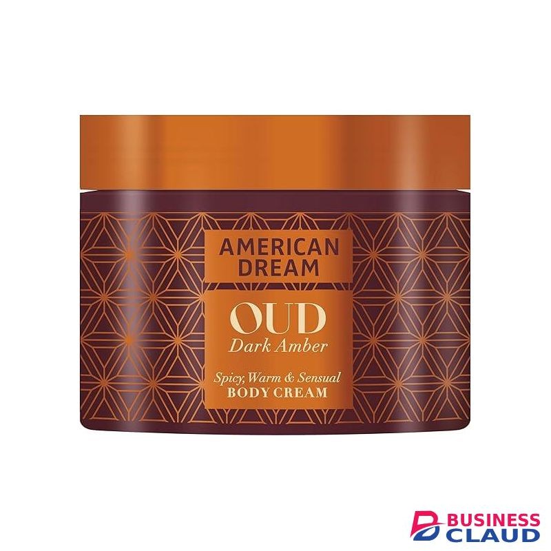 American Dream Oud Dark Amber, A Spicy & Sensual Body Cream with Cocoa & Shea Butter 500ml