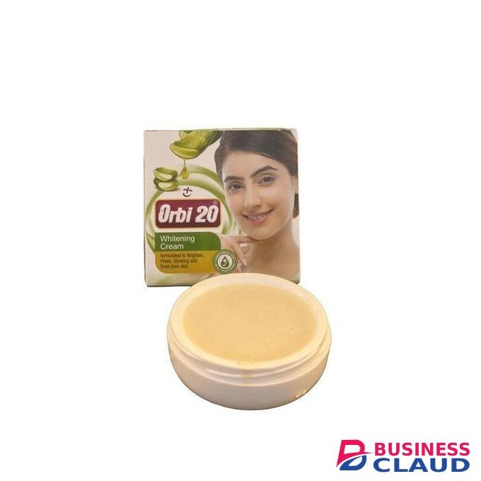 Orbi 20 Anti-marks Moisturizing Lightening Face Cream with Aloe Vera Extract.