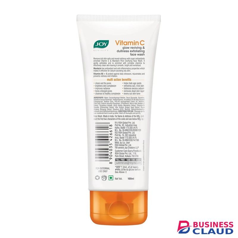 JOY REVIVIFY Vitamin C Glow Reviving Gel Face Wash