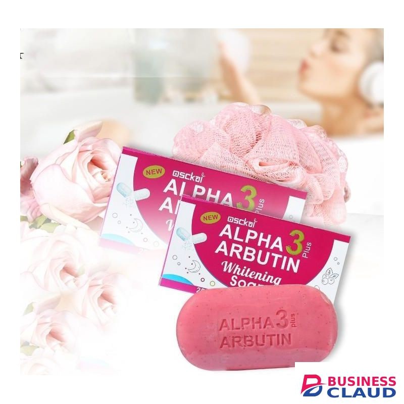 OSCKAL New Alpha ARBUTIN 3PLUS Facial Soap, Highly Effective, 250g Cleansing, Firming, Skin, Collagen-Rich, Anti-Acne, Kojic Acid Soap