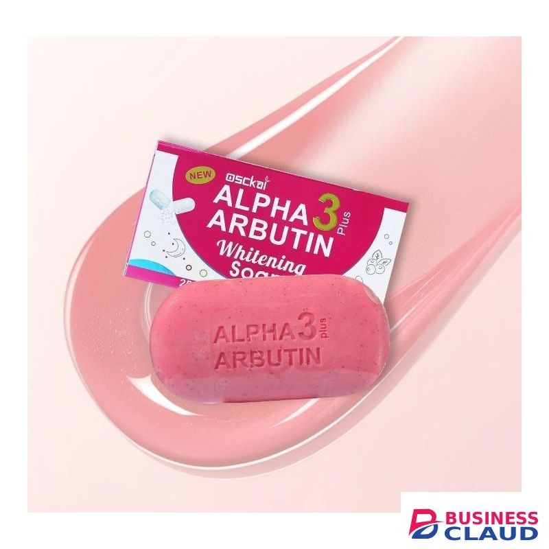 OSCKAL New Alpha ARBUTIN 3PLUS Facial Soap, Highly Effective, 250g Cleansing, Firming, Skin, Collagen-Rich, Anti-Acne, Kojic Acid Soap