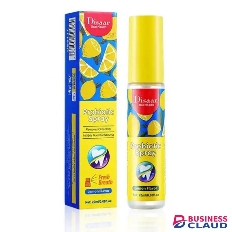 Disaar Oral Health Probiotic Spray in Lemon Flavor