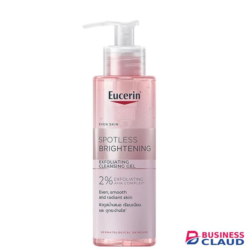 Eucerin Spotless Brightening Exfoliating Cleansing Gel with AHA, Lactic acid & Glycolic Acid. Exfoliates, Reduce Dark Spots, Wrinkles, Fine Lines, Deeply Cleanses, Smooths, Moisturizes, Brightens, Open Pores & Evens
