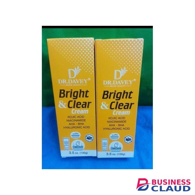 dr davey bright & clear cream kojic acid