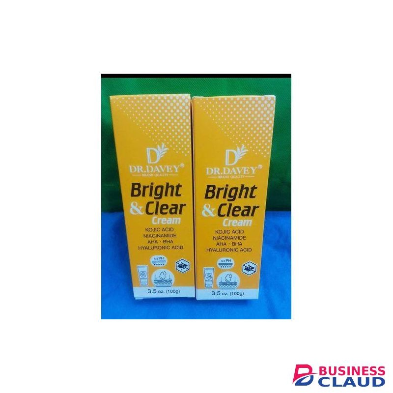 dr davey bright & clear cream kojic acid