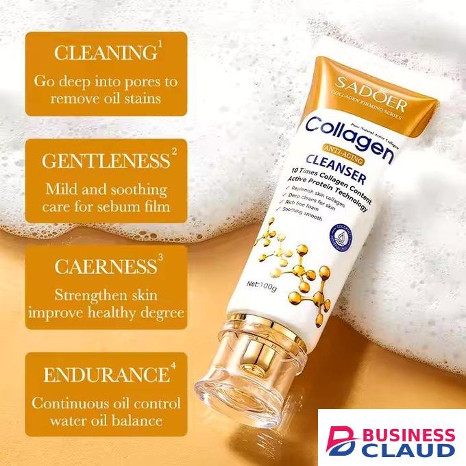 SADOER Collagen anti-aging cleanser anti-acne face wash foam