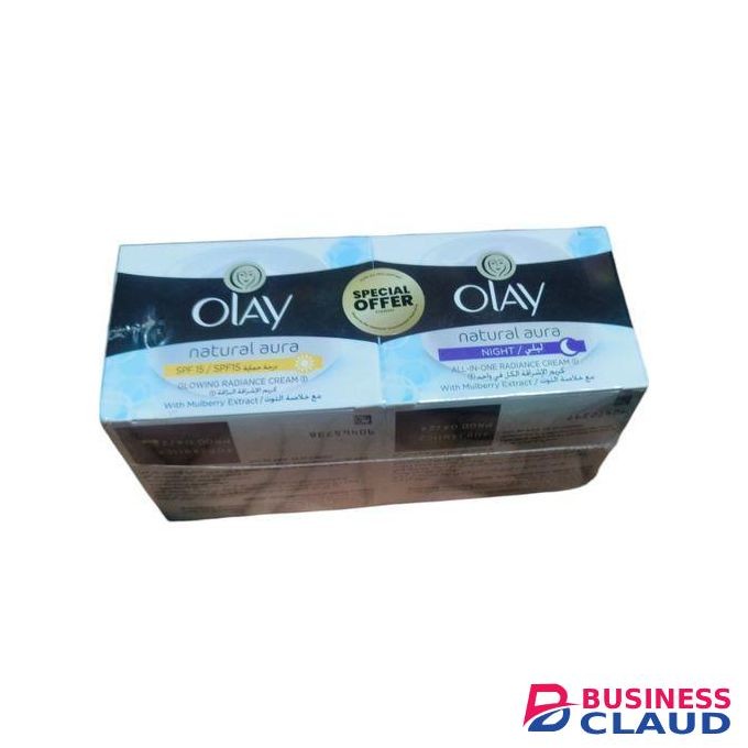Olay Natural Aura Day + Night Creams cf