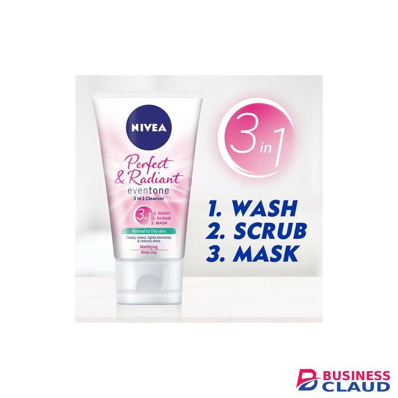 Vaseline Perfect Radiant 3 In 1 Detox Cleanser 150Ml