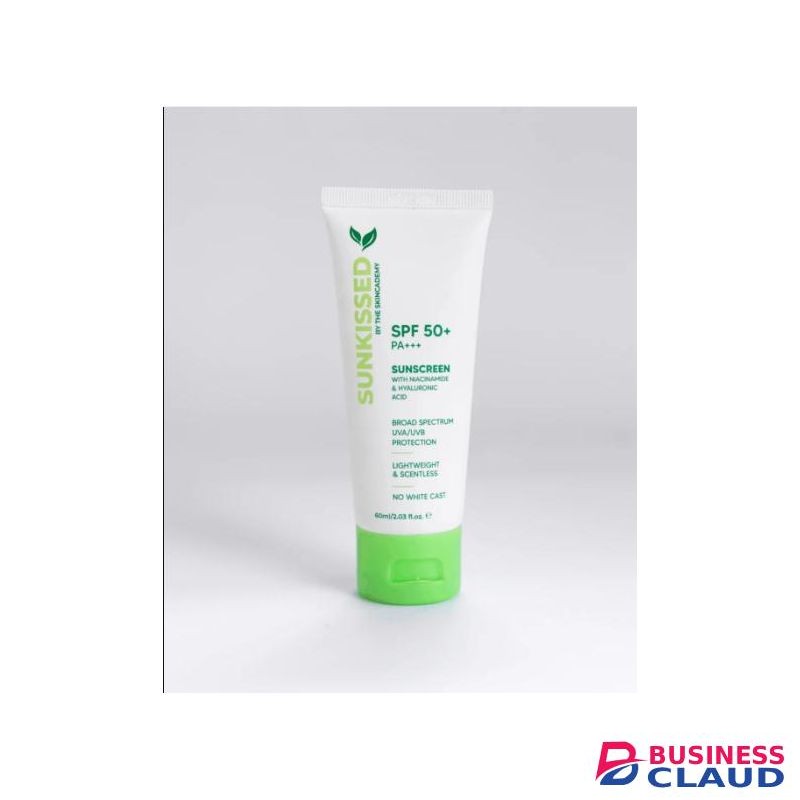 Lighten Up Sunkissed SPF 50+ SUNSCREEN WITH NIACINAMIDE AND HYALURONIC ACID 60ml