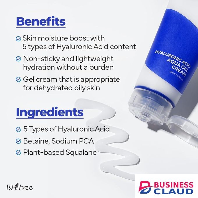 ISNtree Hyaluronic Acid Aqua Gel Cream New Version 100ml
