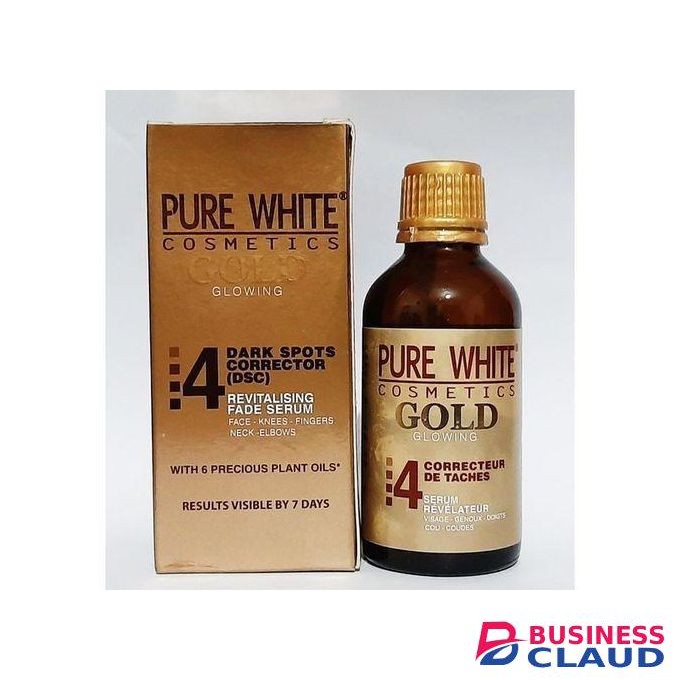 Pure White Gold Glowing 4 Dark Spot Corrector Revitalising Fade Serum