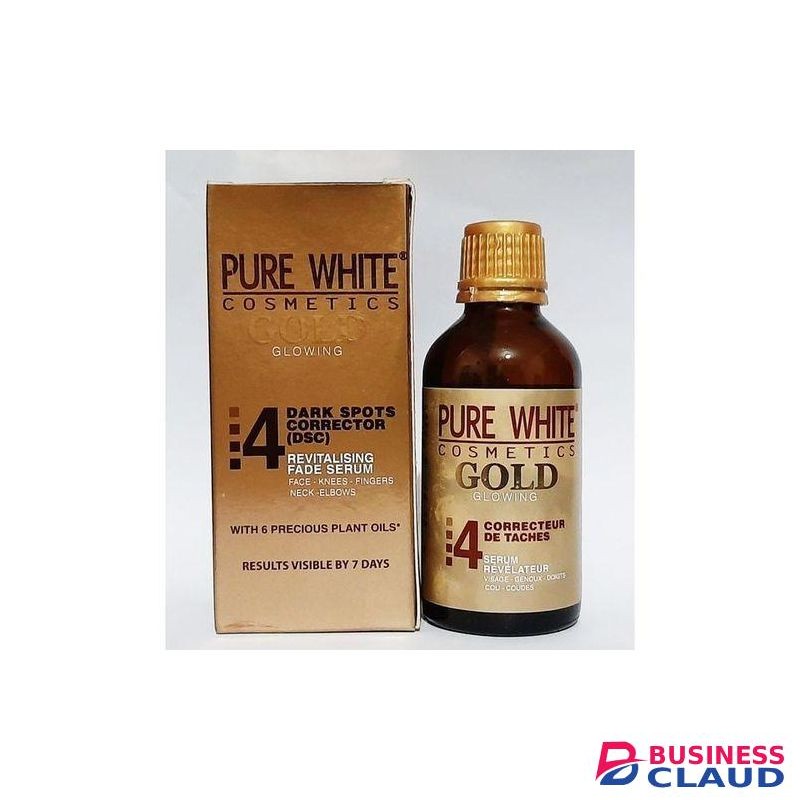 Pure White Gold Glowing 4 Dark Spot Corrector Revitalising Fade Serum