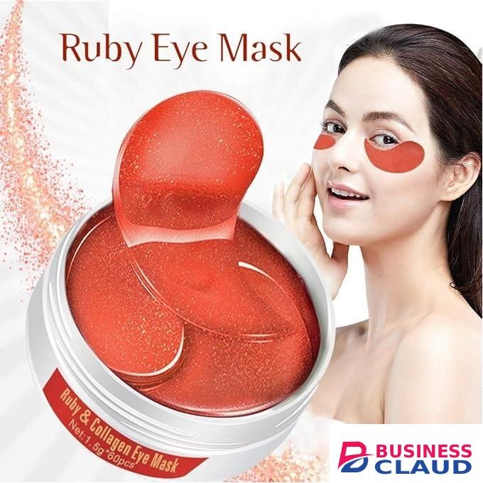 Aichun Pair Collagen Eye Mask Patch Hydro Gel Pad Anti-Wrinkle Dark Circles Bags Soft Smooth Skin Care Hydration Moisturizing (