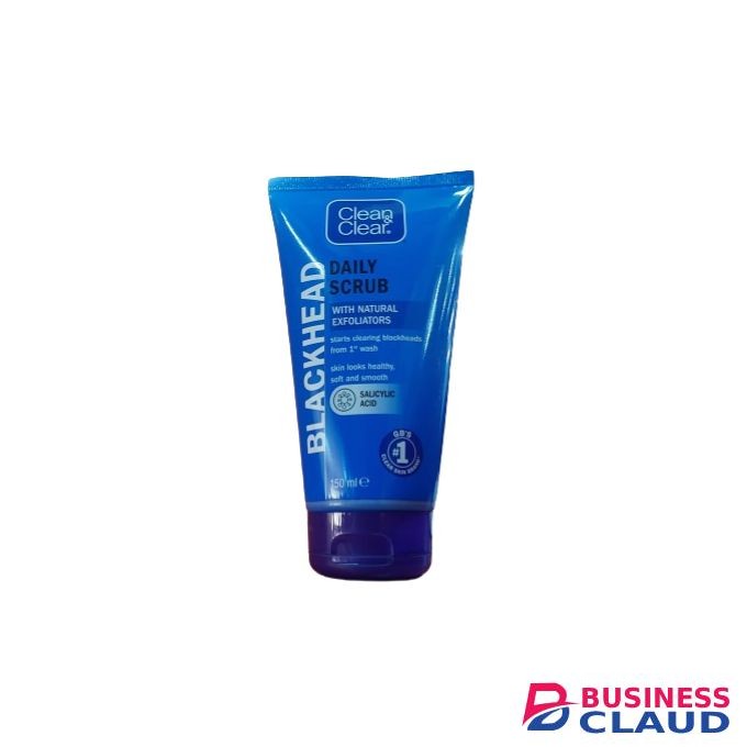 Clean & Clear Blackhead Clearing Daily Scrub, 150ml Natural Facial