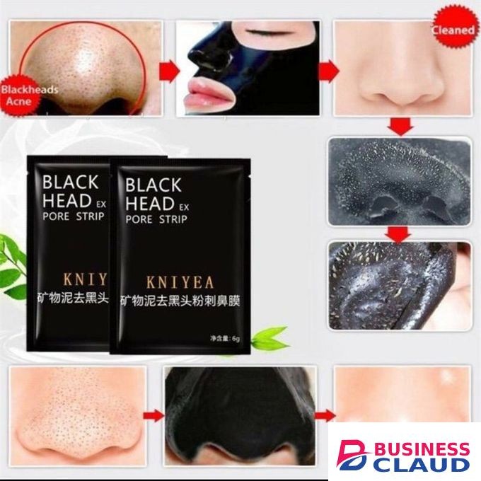 ACTIVATED CHARCOAL Blackhead Pore Strip Charcoal Face Mask- 6g