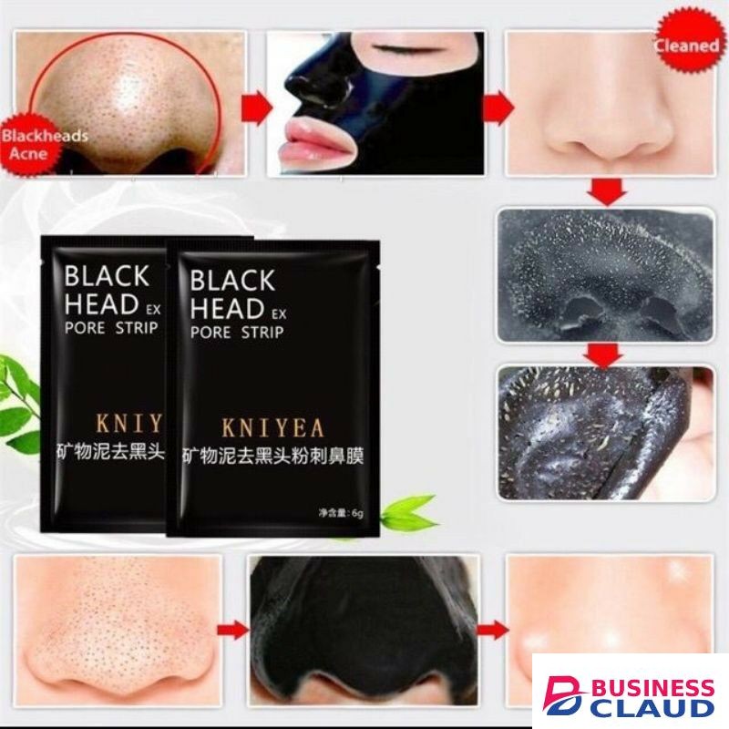 ACTIVATED CHARCOAL Blackhead Pore Strip Charcoal Face Mask- 6g