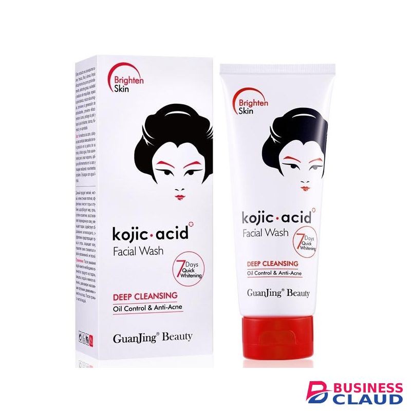 Guanjing Kojic Acid Facial Wash Deep Cleansing Anti Acne Face wash Cleanser