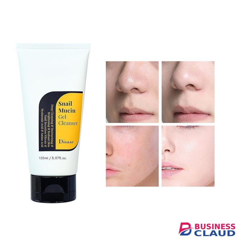 Disaar Snail Mucin Gel Cleanser - Contains Hyaluronic & Amino Acid - Moisturizing, Brightens, Deep Clean Face, Cleans Wash Facial Cleanser