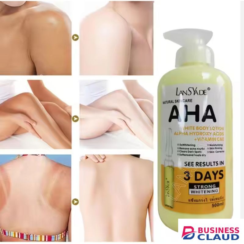 AHA Strong Whitening Magic Body Lotion- Fruit Acid Body Lotion ,Skin Brightening Moisturizing Lotion Whitening Body Lotion Hydroxy Acids Vitamin C