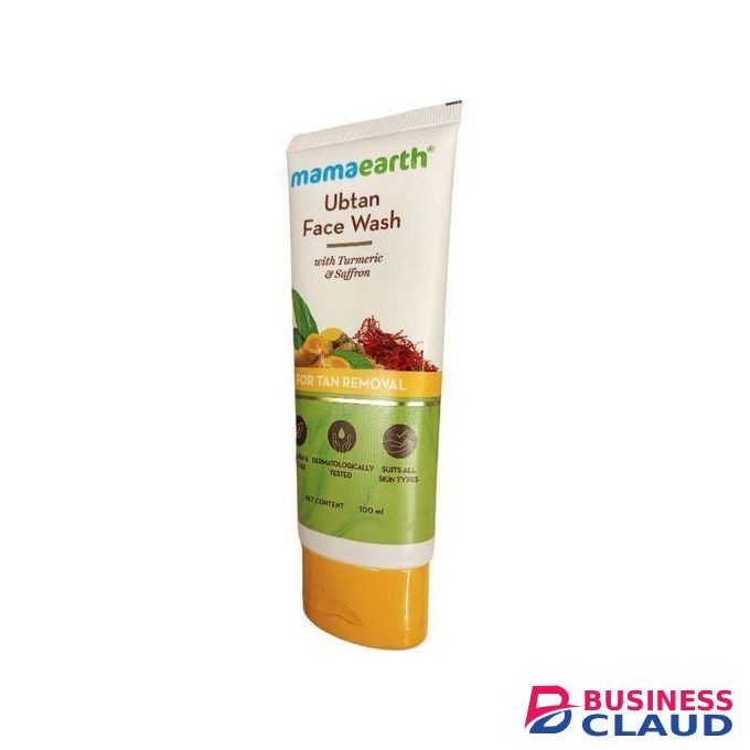 Mama Earth Ubtan Face Wash FOR TAN REMOVAL With Turmeric & Saffron