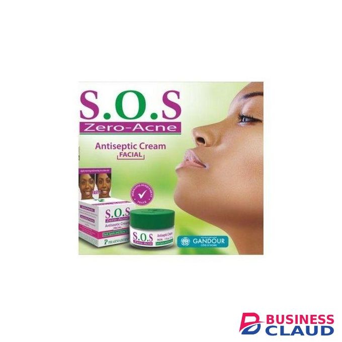 Pharmaderm S. O.S Zero Acne Antiseptic Face Cream-Treats&dry Itchy Acne