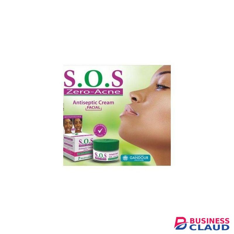Pharmaderm S. O.S Zero Acne Antiseptic Face Cream-Treats&dry Itchy Acne