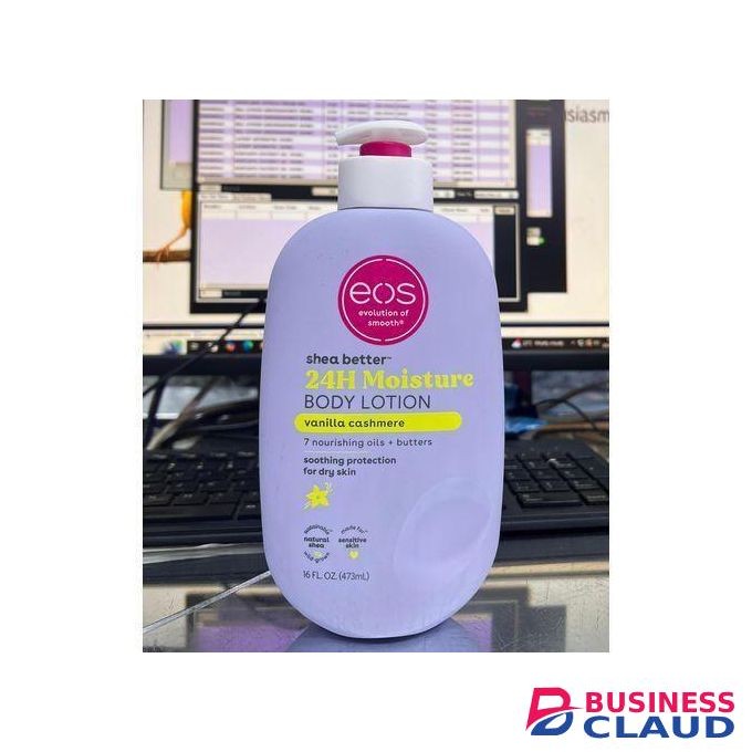 Eos Shea Better Vanilla Cashmere Body Lotion 24H Moisture - Indulgent, Long-Lasting Hydration-473ml