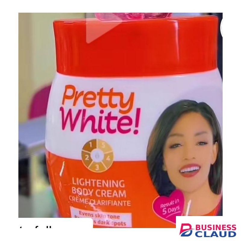 Pretty White Skin Lightening & Brightening Face & Body Cream For Even tone-300ML