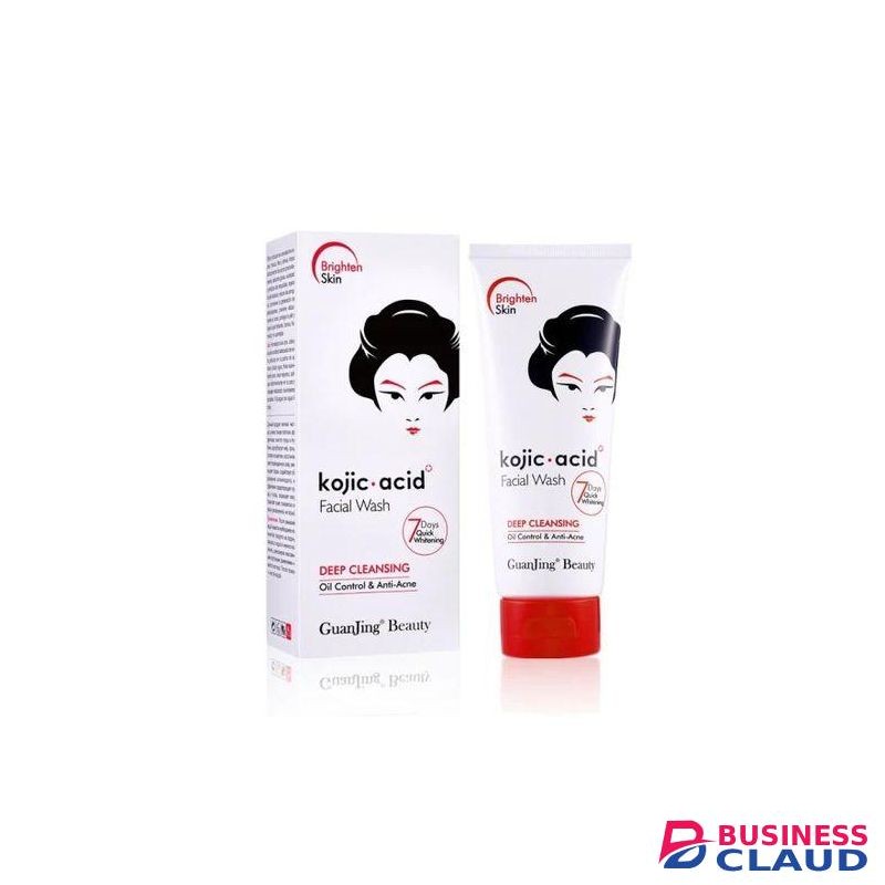 Guanjing Kojic Acid Face Cleanser Deep Cleansing Anti Acne Oil Control Kojic Acid Facial Wash 100g