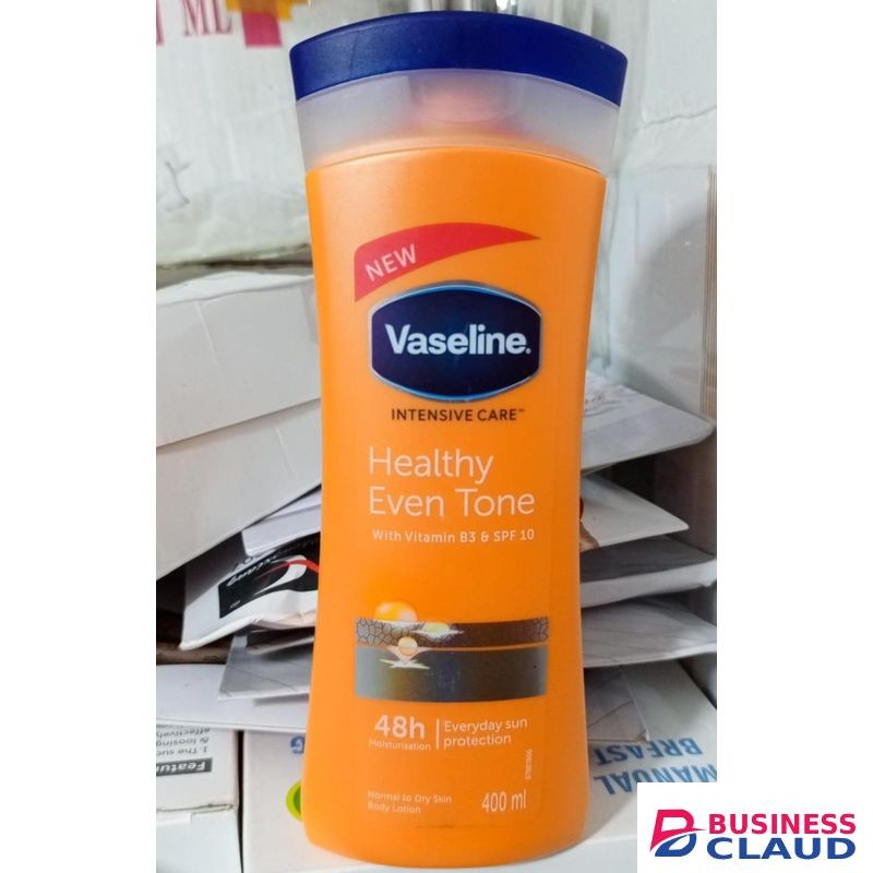 Vaseline Cocoa Radiant With Pure Cocoa & Shea Butter Lotion 400ml+FREE BODY OIL