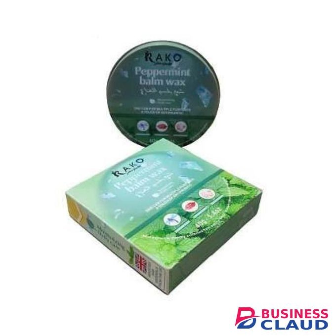 Rako Peppermint Balm Wax - Antipruritic For Lips(Cracked, Dry) Mosquito Bite Site, Hand, Feet & Body