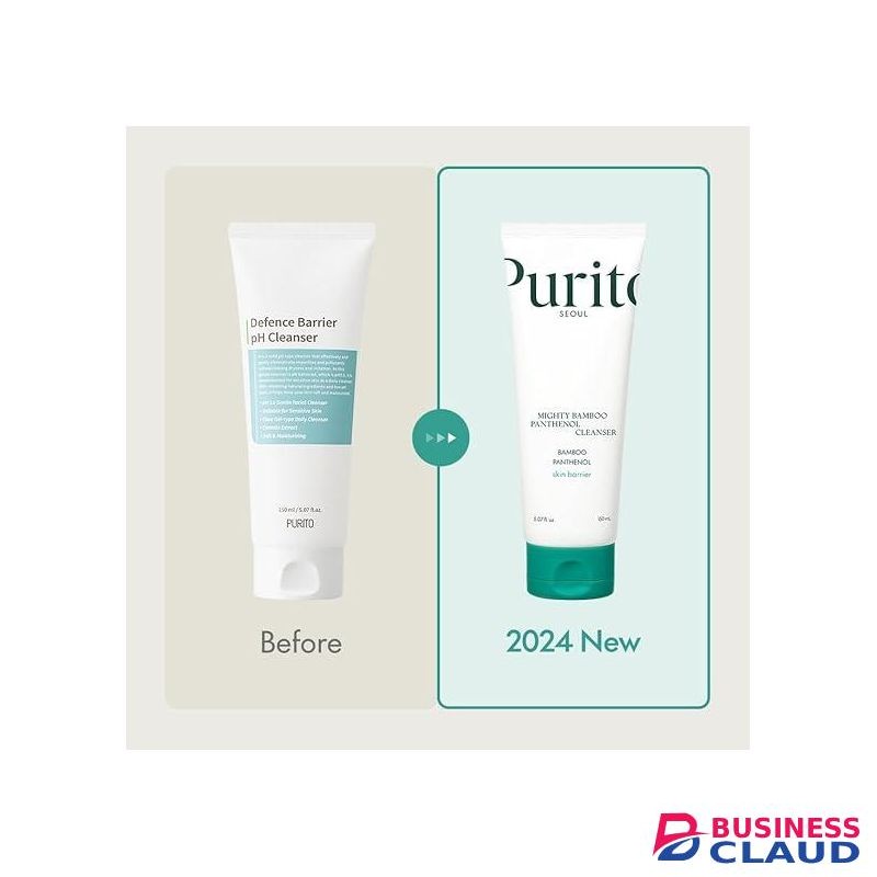 Purito Mighty Bamboo Panthenol Cleanser, Gentle Face Wash For Moisturizing, For Sensitive Skin, Vegan & Cruelty-Free Face Cleanser150ml
