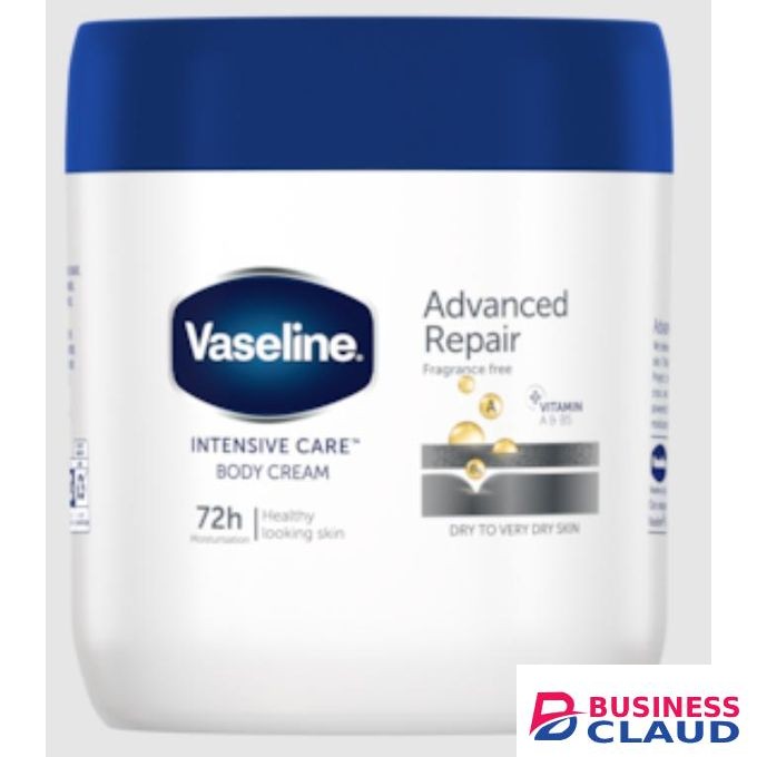 Vaseline Advanced Repair Fragrance Free Moisturising Body Cream
