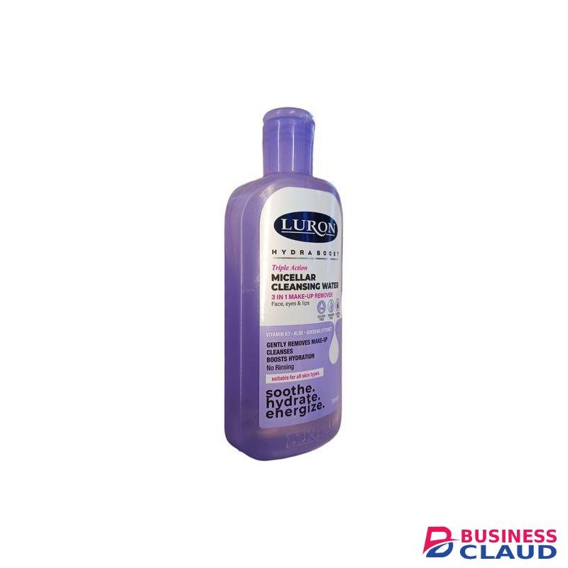 Luron Micellar Cleansing Water-Light & refreshing cleansing water powered by micellar technology.