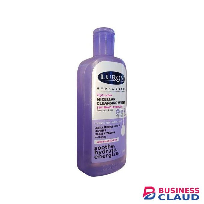 Luron Micellar Cleansing Water-Light & refreshing cleansing water powered by micellar technology.