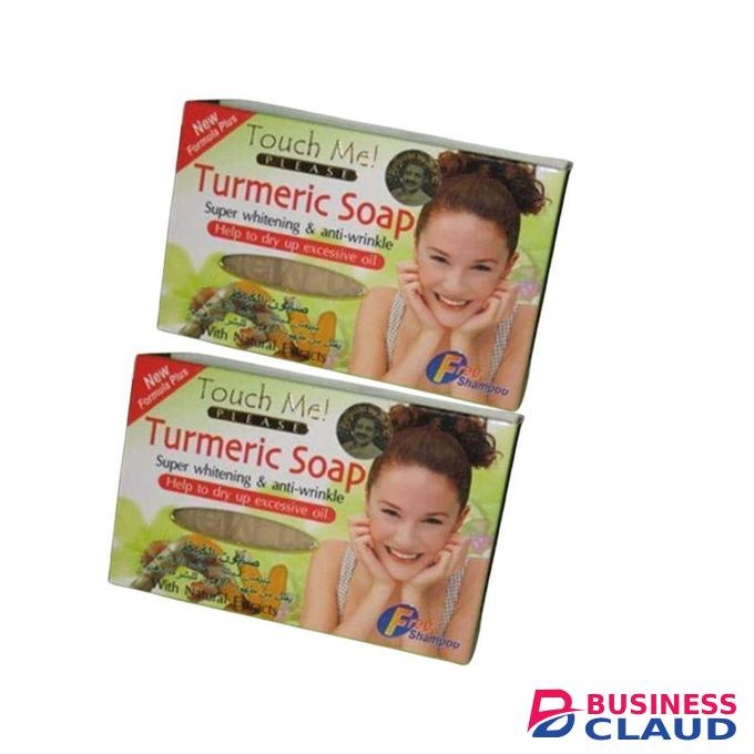 TOUCH ME PLEASE 2Pcs Anti wrinkle Tumeric Soap