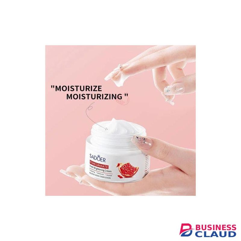 SADOER Pomegranate Face Brightening Cream, Pomegranate Fresh Brightening Face Cream