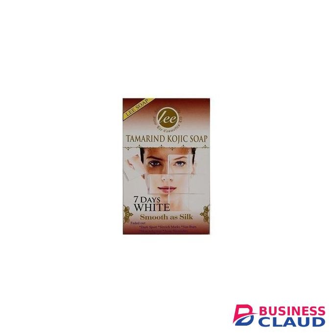 Lee Tamarind Kojic Acid 7days White, Smooth As Silk Soap - 160gm