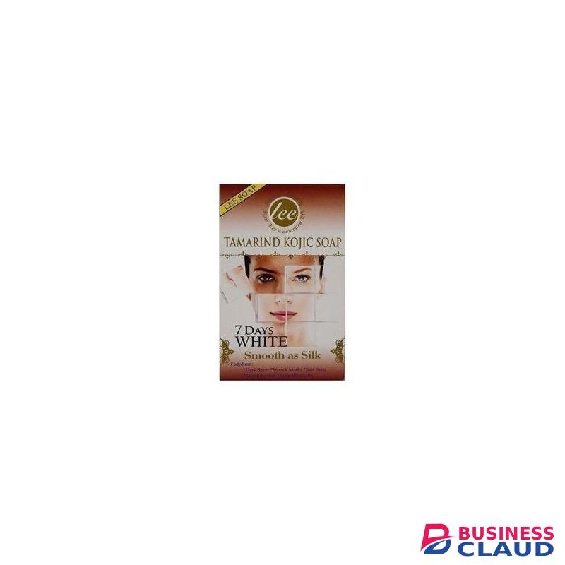 Lee Tamarind Kojic Acid 7days White, Smooth As Silk Soap - 160gm
