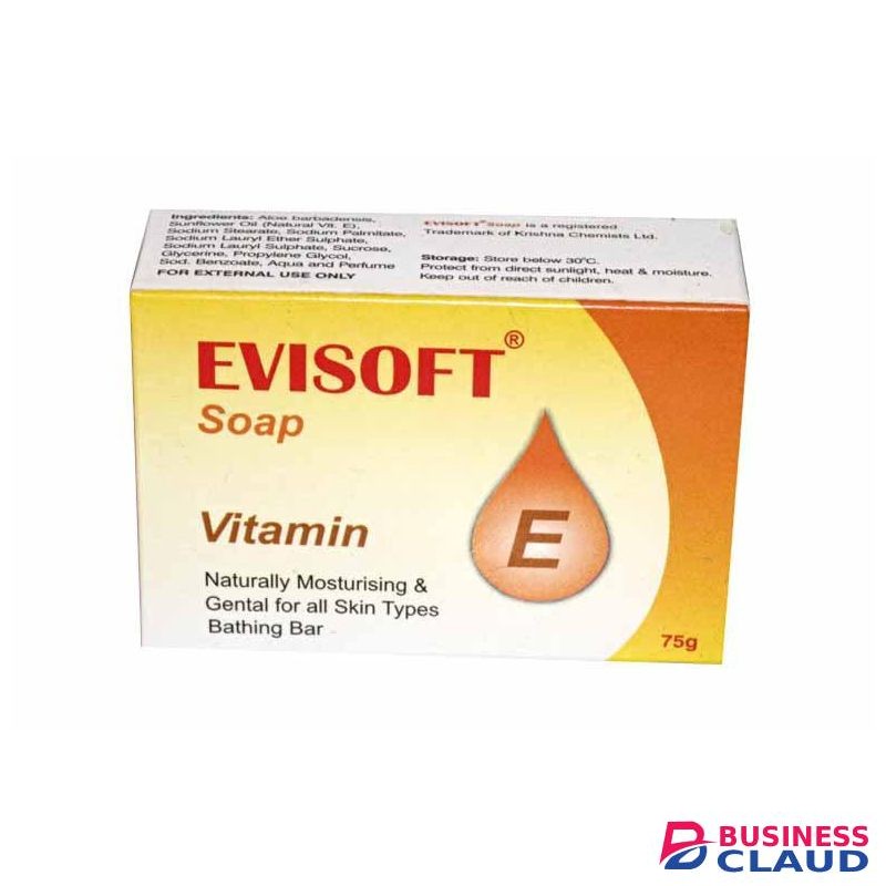 Vitamin E Soap For Acne and Dark Spots 75g evisoft