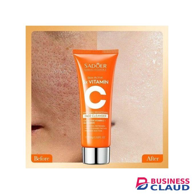 SADOER 5X Heavy 5-in-1 Active Vitamin C + Niacinamide Face Cleanser