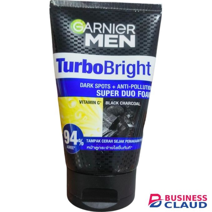 Beauty Men TurboBright Dark Spots + Anti-Pollution Super Duo Foam Face Wash by Garnıer