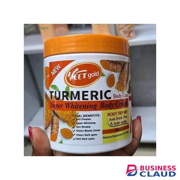 VEET GOLD Tumeric Skin Whitening & Lightening Body Cream-500G