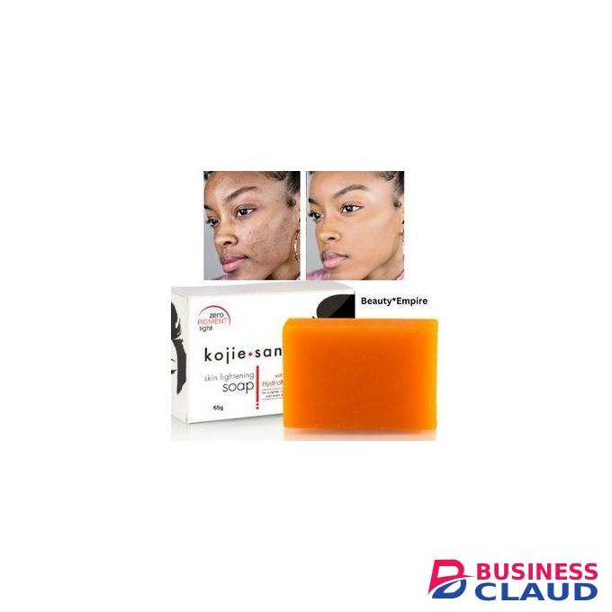 Kojie San Skin Brightening Soap 1pc - Zero Pigment Original Kojic Acid Soap that Reduces Dark Spots, Hyperpigmentation, & Scars with Coconut & Tea Tree Oil