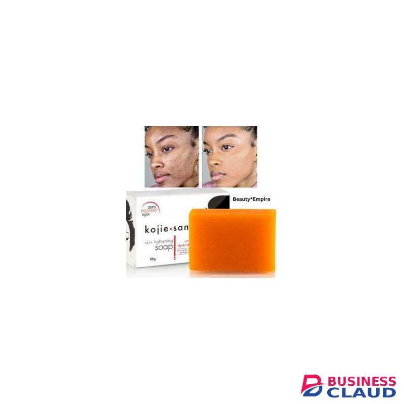 Kojie San Skin Brightening Soap 1pc - Zero Pigment Original Kojic Acid Soap that Reduces Dark Spots, Hyperpigmentation, & Scars with Coconut & Tea Tree Oil