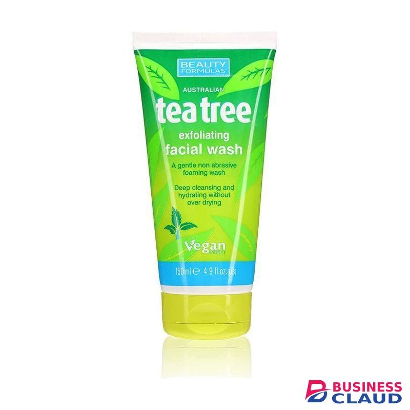 Beauty Formulas Tea Tree Exfoliating Facial Wash 150ml