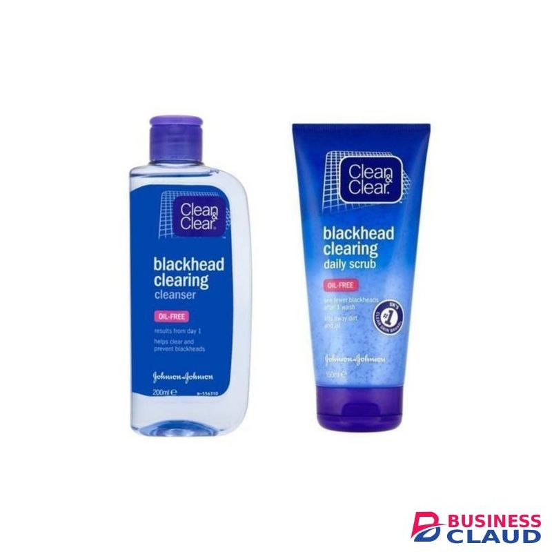 Clean & Clear Blackhead Clearing Cleanser + Daily Scrub-(oil Free)..