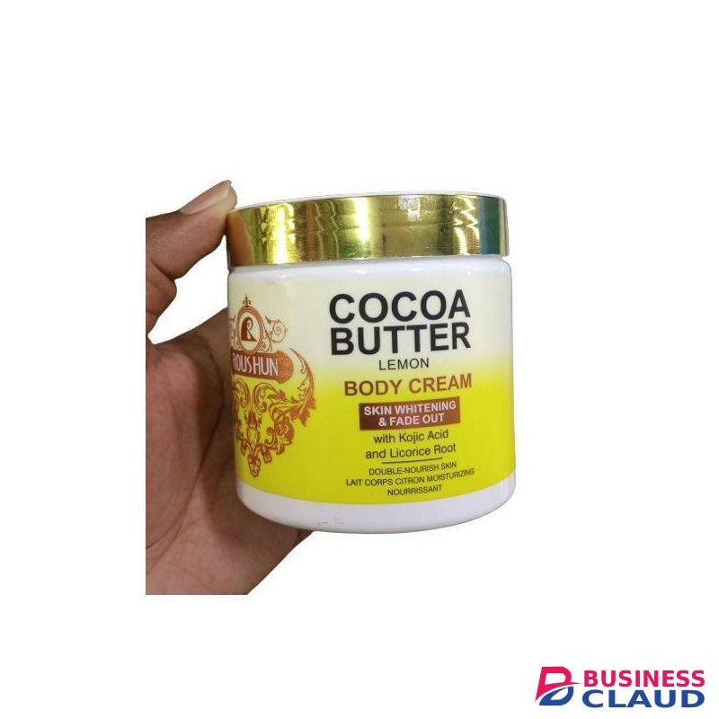Roushun Roushu n Roush Cocoa Butter Lemon skin whitening fade out Cream - 500ml