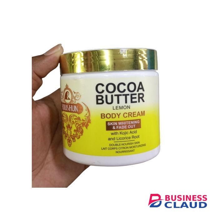 Roushun Roushu n Roush Cocoa Butter Lemon skin whitening fade out Cream - 500ml