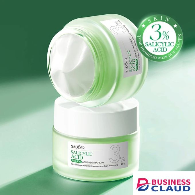 SADOER Salicylic Acne Removing Moisturizing Hydrating Acid cream ,Helps in Acne Removing And Brightening Repairing Face